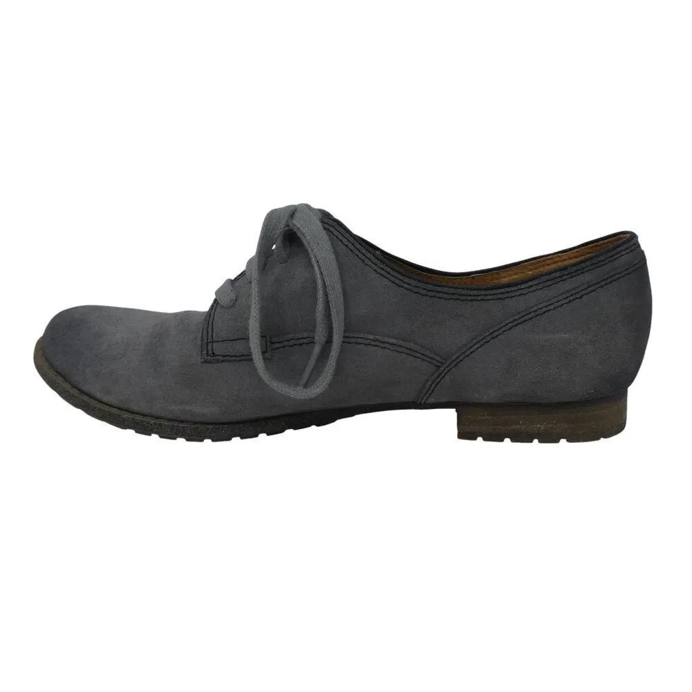 Naya Tiber Gray Leather Lace‎ Up Oxford Shoes Womens 7.5